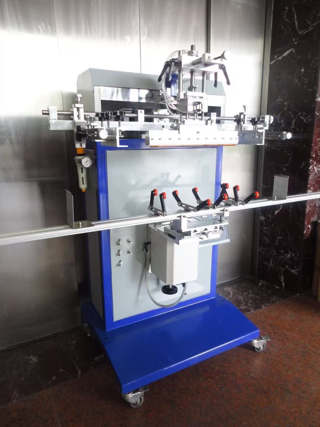 Máy In Lụa Tròn Độ Chính Xác Cao SJ SS-AG-200